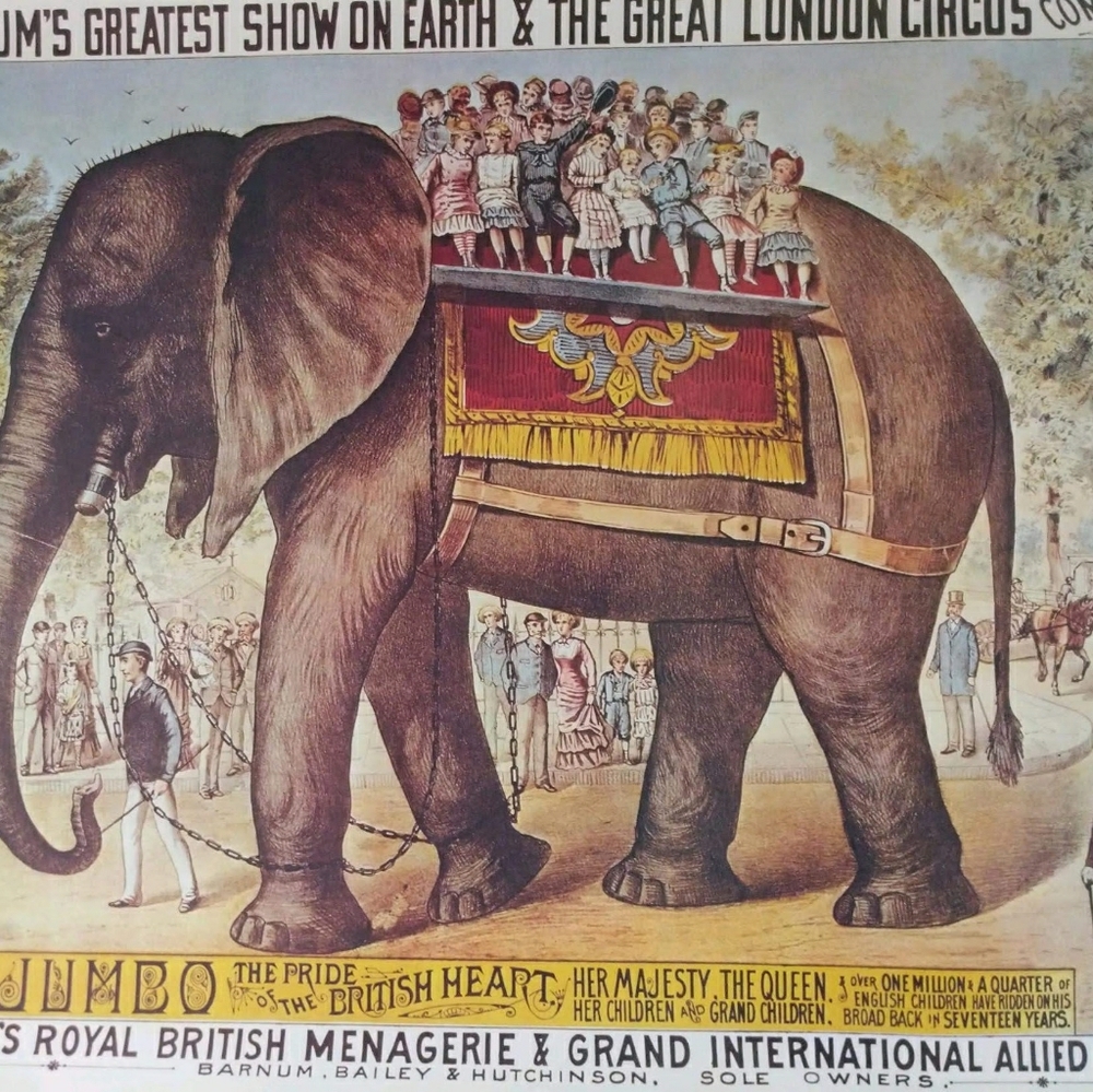 Set of Vintage Barnum and Bailey  Posters